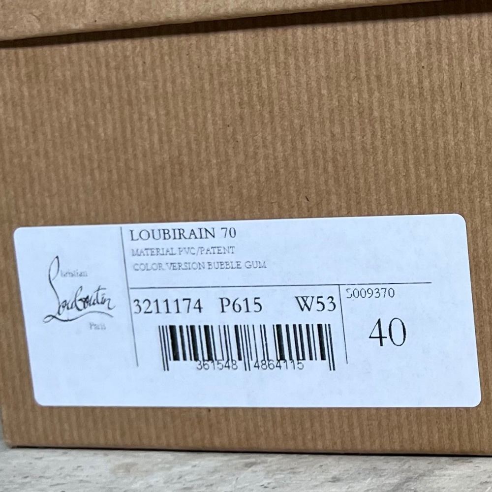 NIB Christian Louboutin rain boot size 40